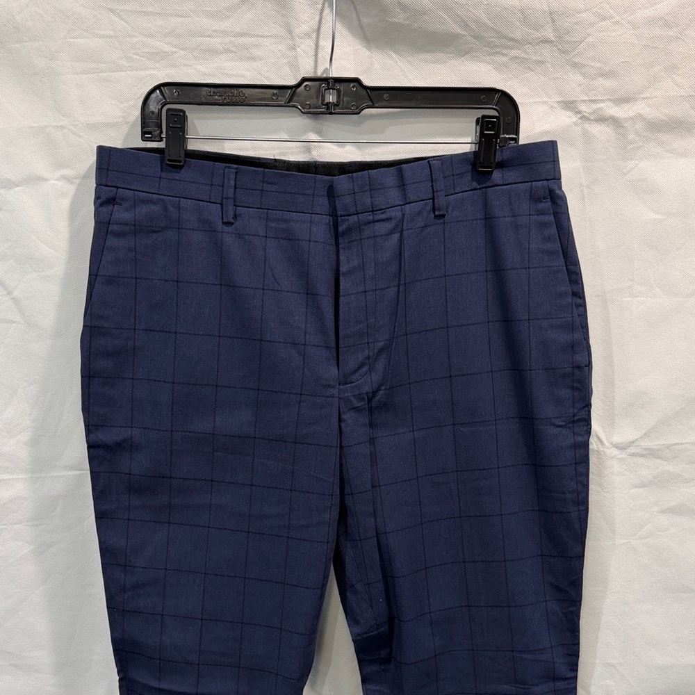 NWT J.Crew Ludlow Cotton Dress Pants Chino Blue Black 34x30
